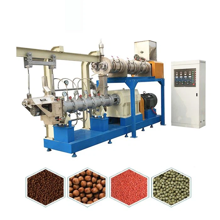 Fish Feed Pellet Production Extruder Machine