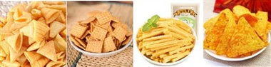 Dây chuyền chế biến giòn Bugles