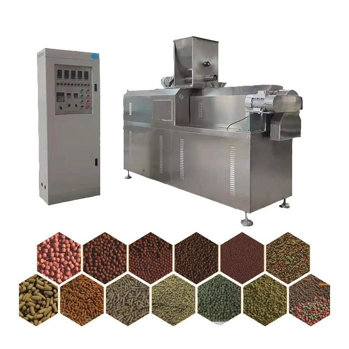 Twin Screw Extruder Fish Feed Machine
